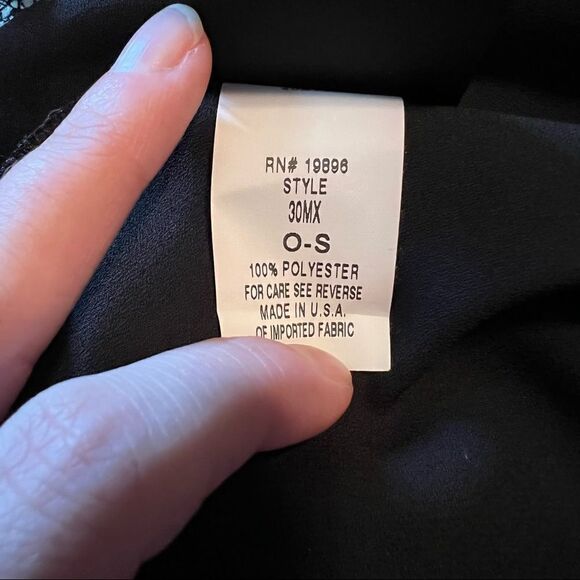 3 for $30! Dotti black sheer shawl - Picture 5 of 9